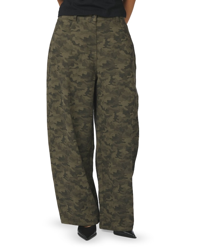 Haven Camou dames jeans groen