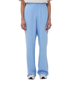 Trousers linen dames broek blauw