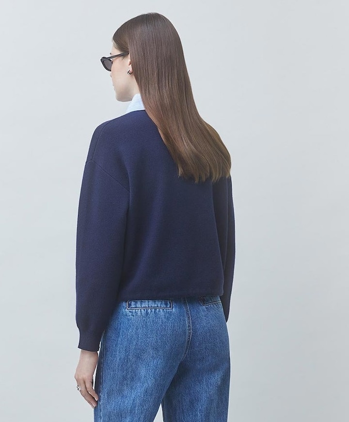 Dames trui blauw
