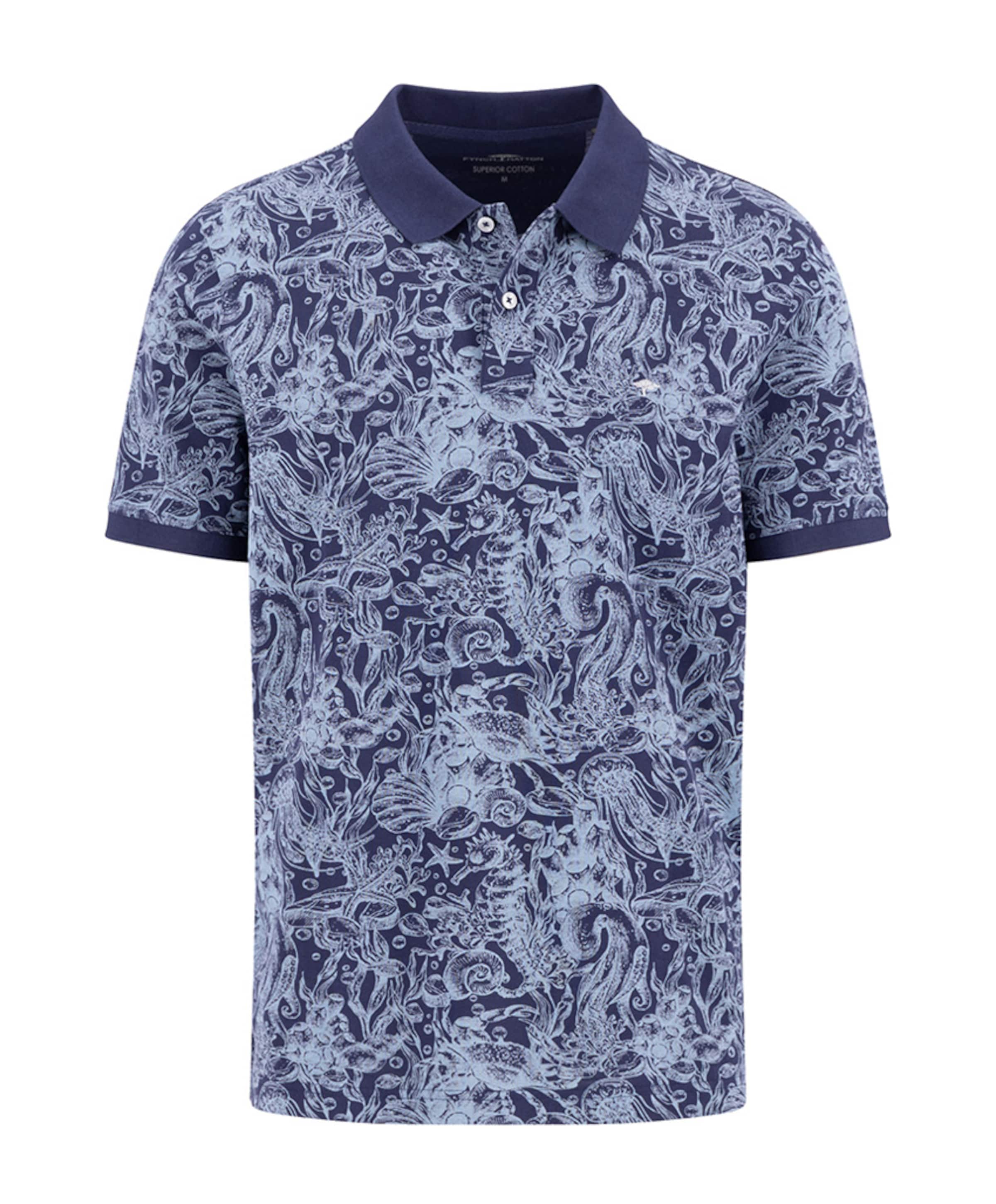Heren polo blauw