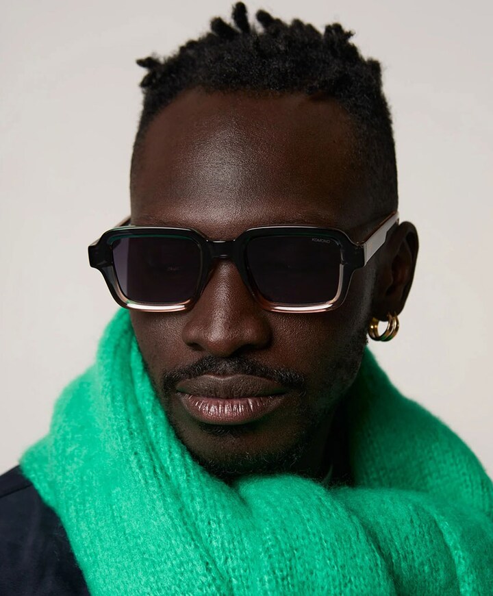 Heren zonnebril geel