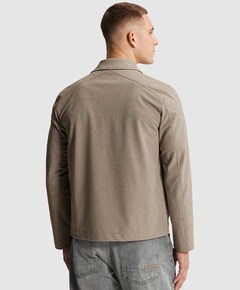 Heren overshirt grijs