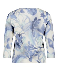 Dames longsleeve blauw