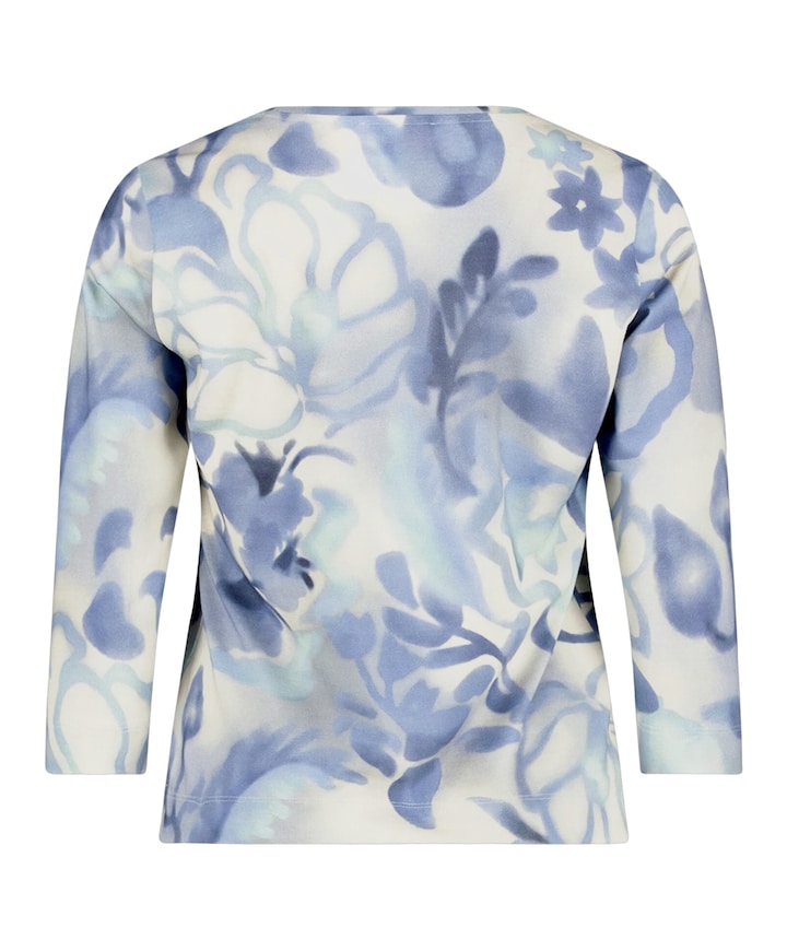 Dames longsleeve blauw