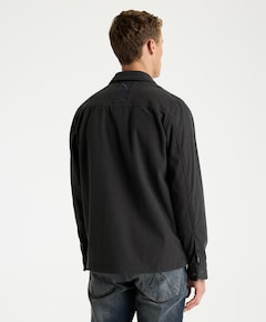Heren overshirt grijs