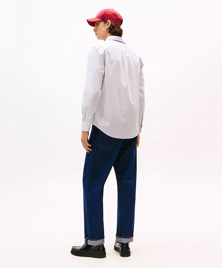 Heren overhemd lange mouw wit