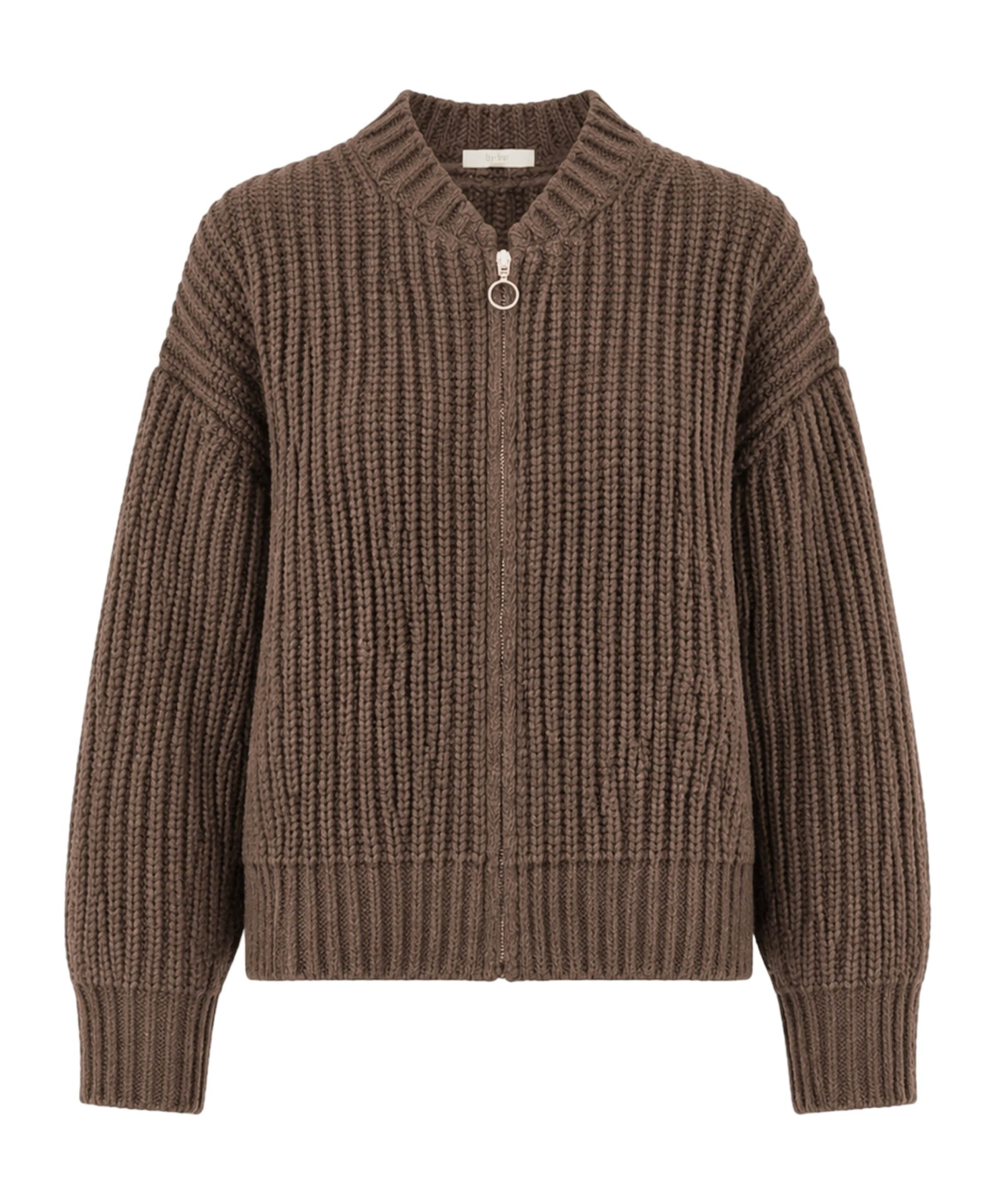 Dames vest bruin