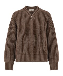 Dames vest bruin