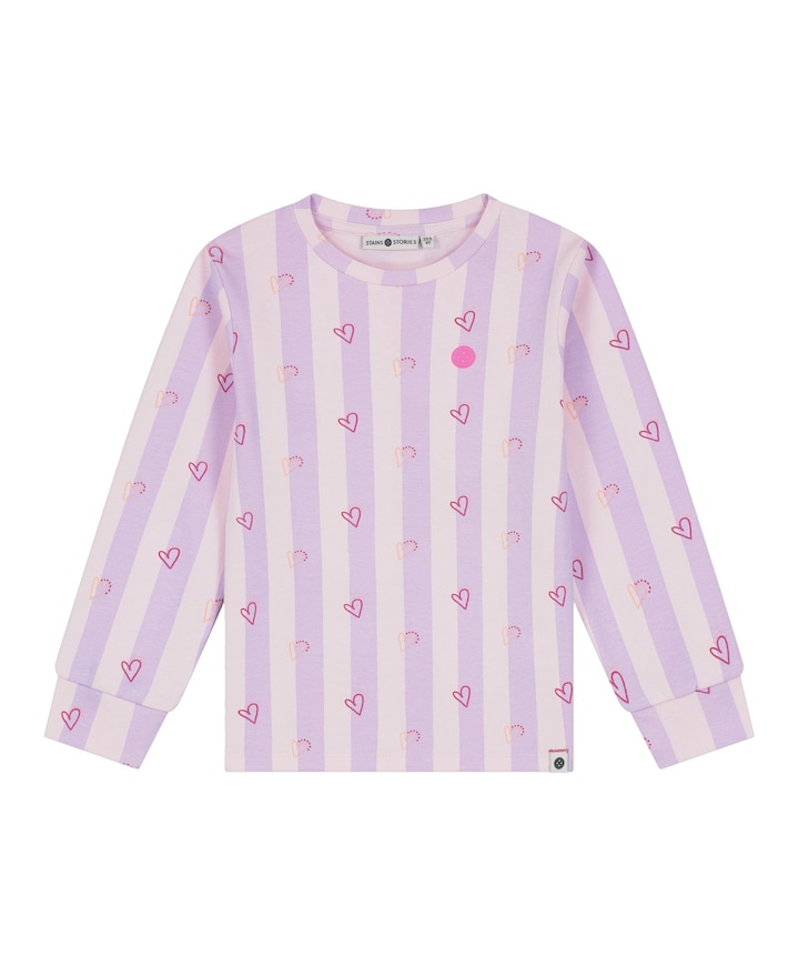Meisjes pyjamaset roze
