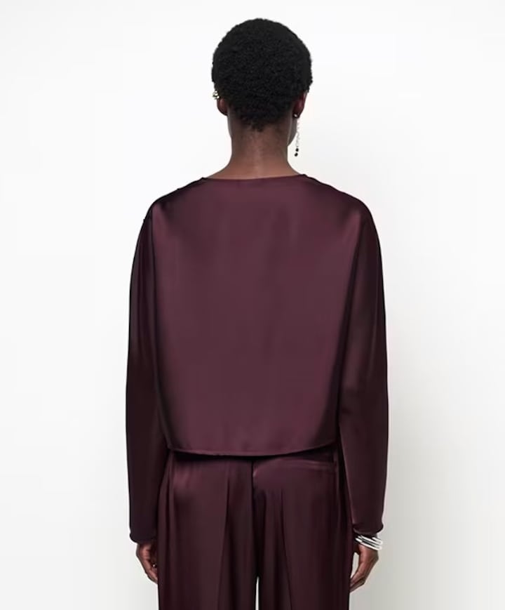 Dames blouse paars