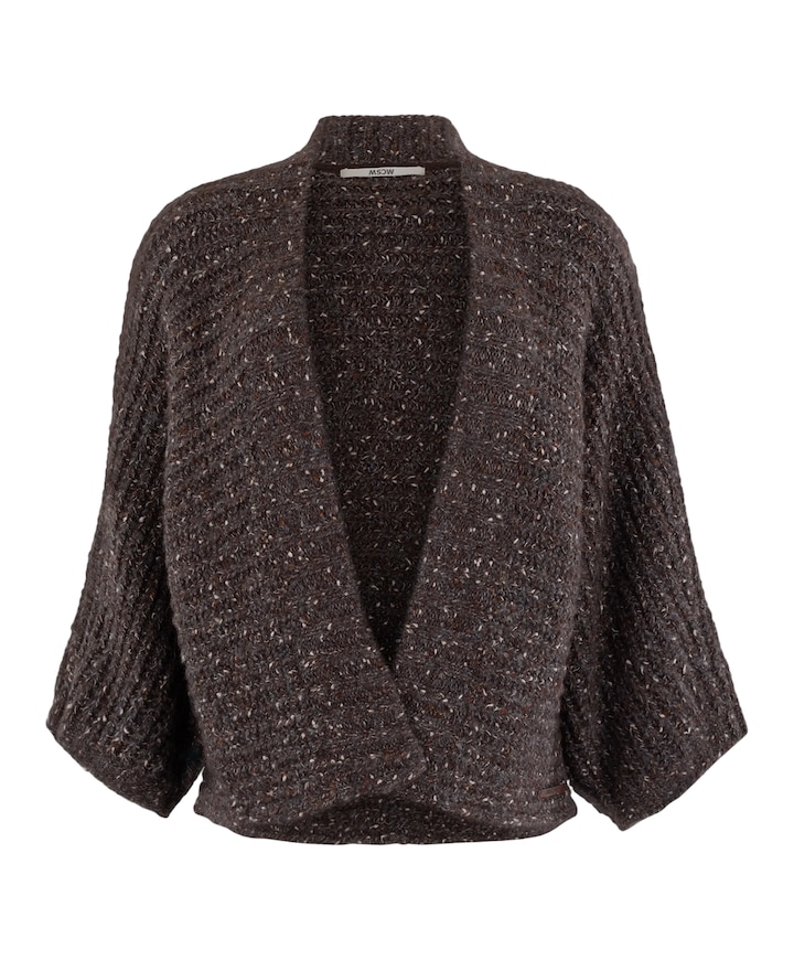 Dames vest bruin