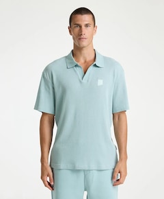 Heren polo blauw