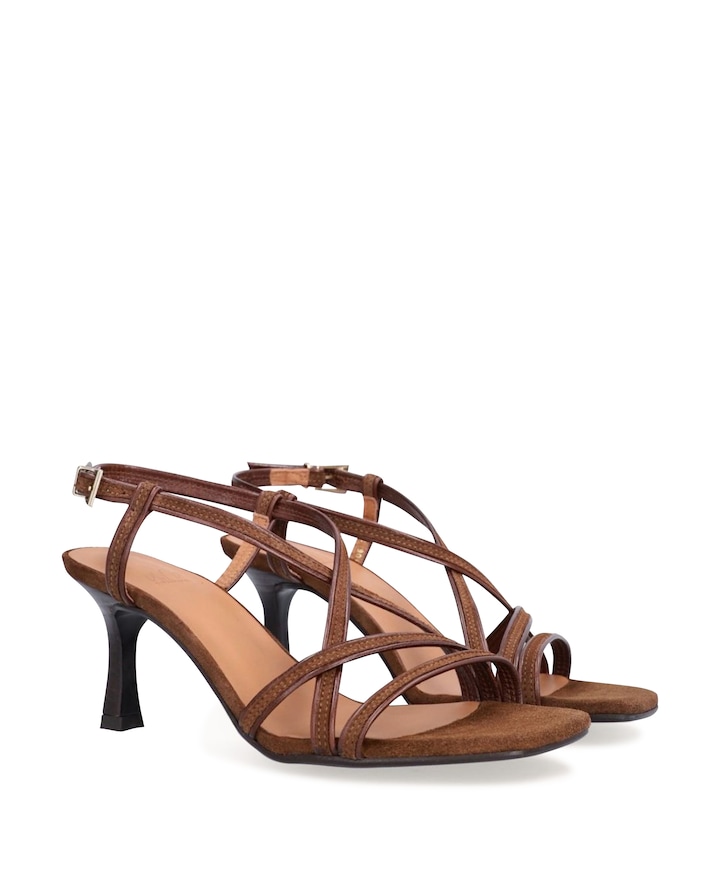 dames sandalets bruin