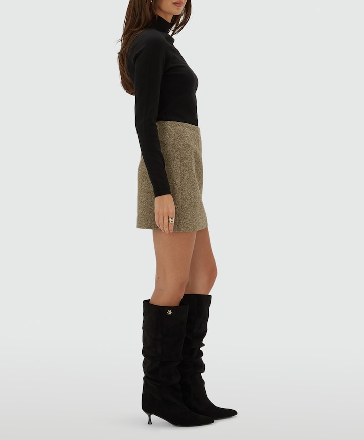 Dames rok beige