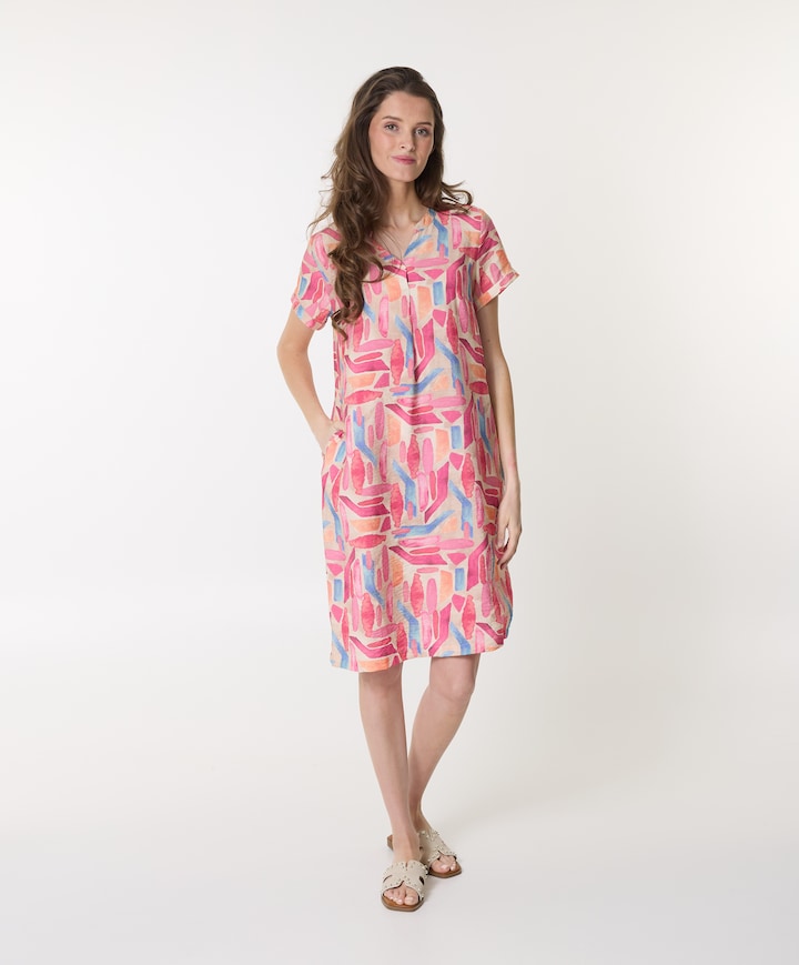 Dames jurk roze