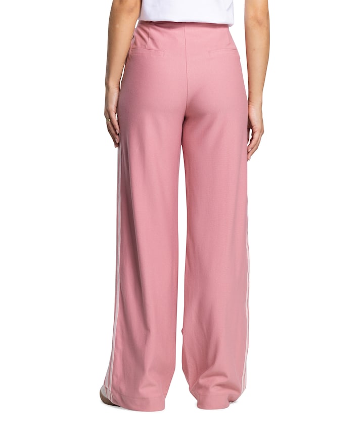 ALEIDAS BROEK HV 415 wide leg tape at side dames broek roze