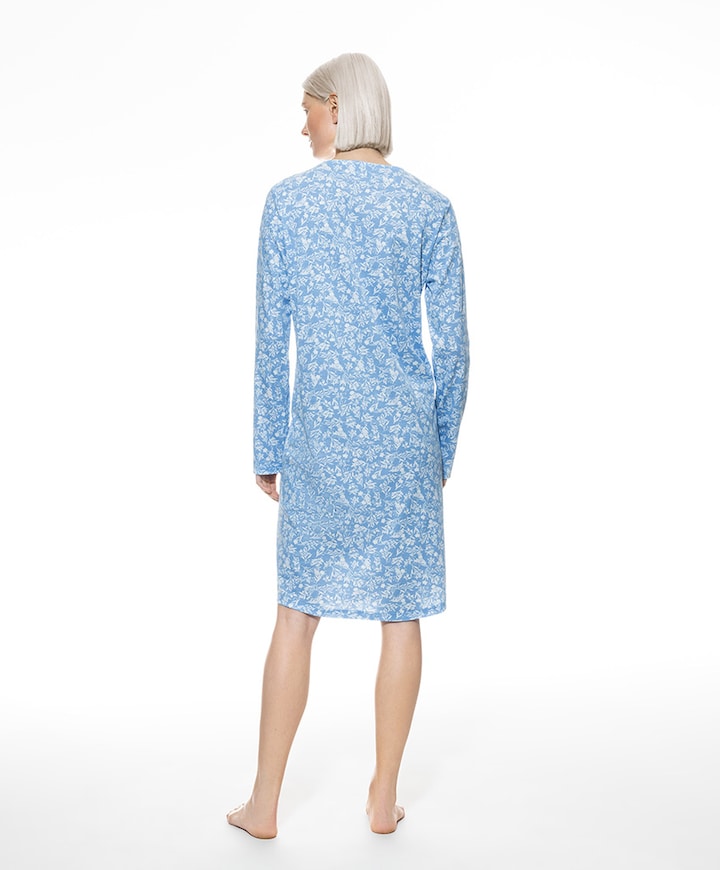 Dames nachthemd blauw