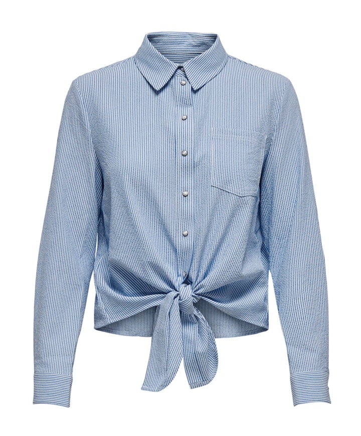 Dames blouse blauw