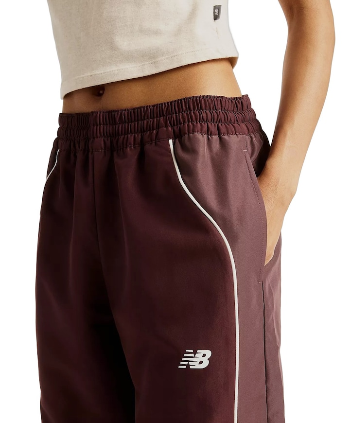 Trackside Woven Pant dames broek bordeaux