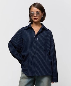 Uniseks overshirt blauw
