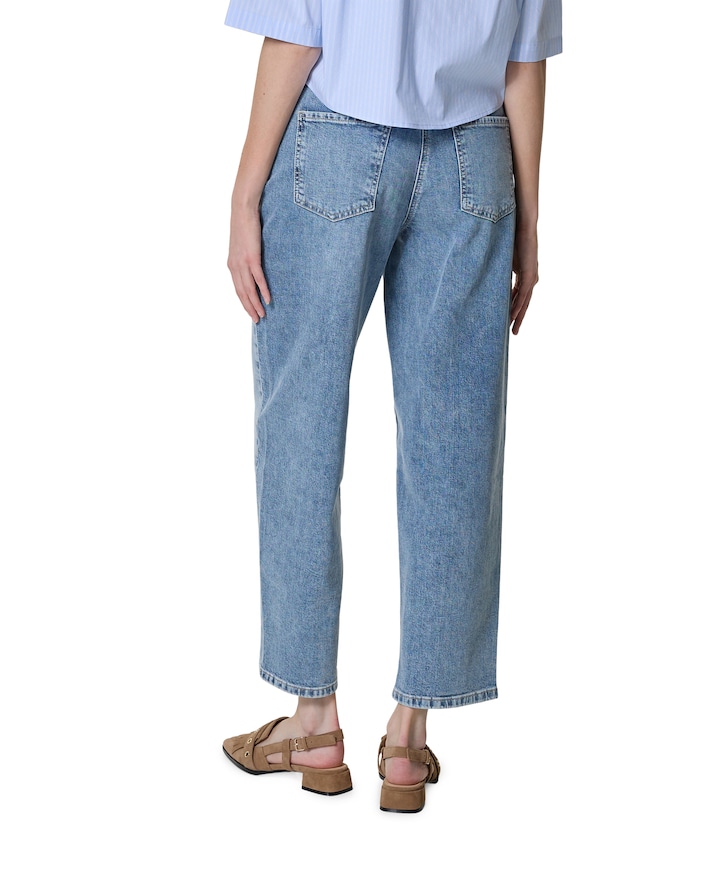 Liv Barrel 7/8 dames jeans blauw