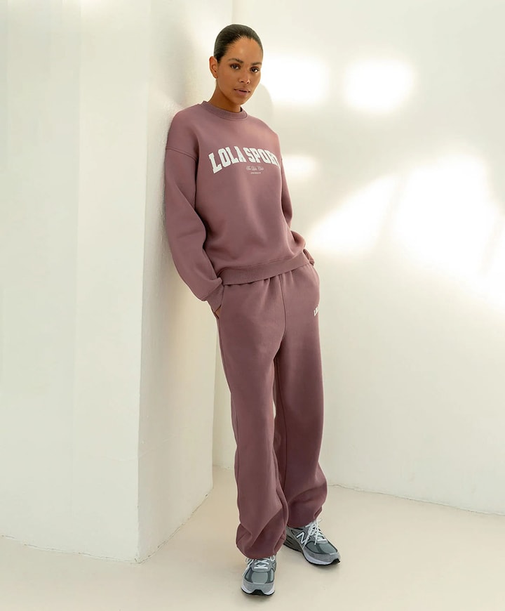 Jayla dames trainingsbroek bordeaux