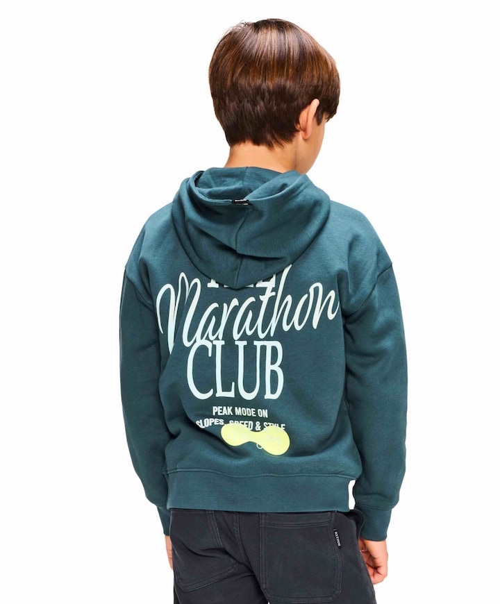 Jongens hoodie groen