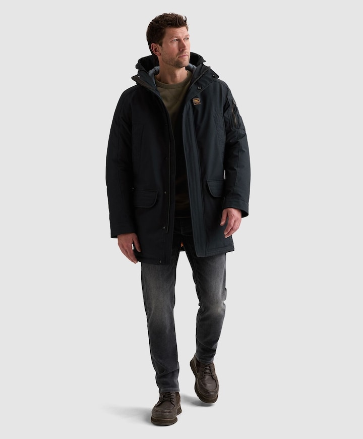Heren jas blauw