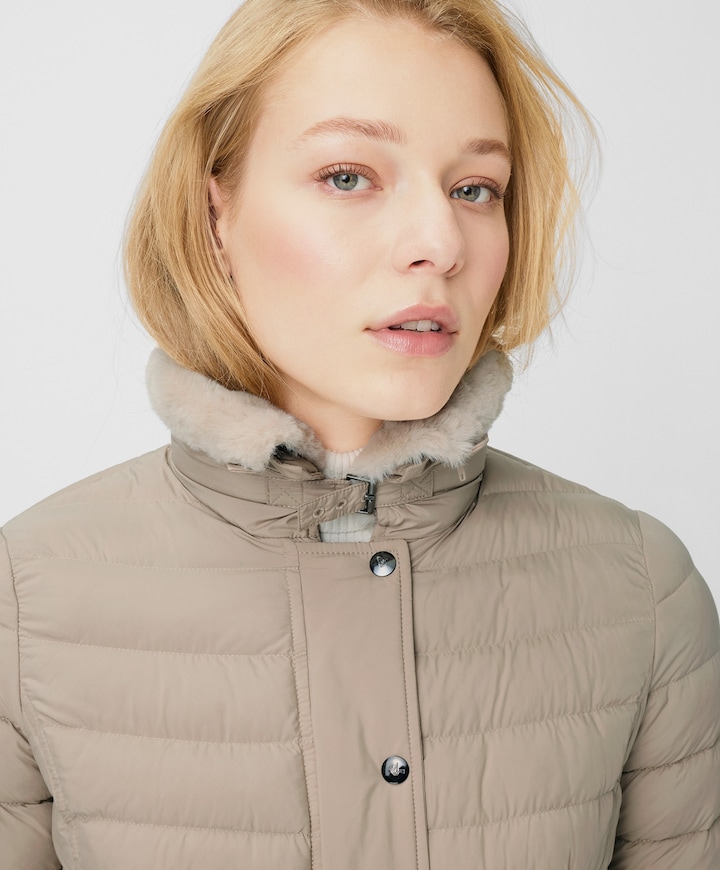 Dames jas beige