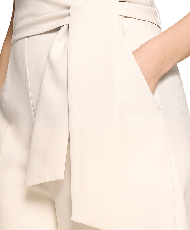 dames jumpsuit beige