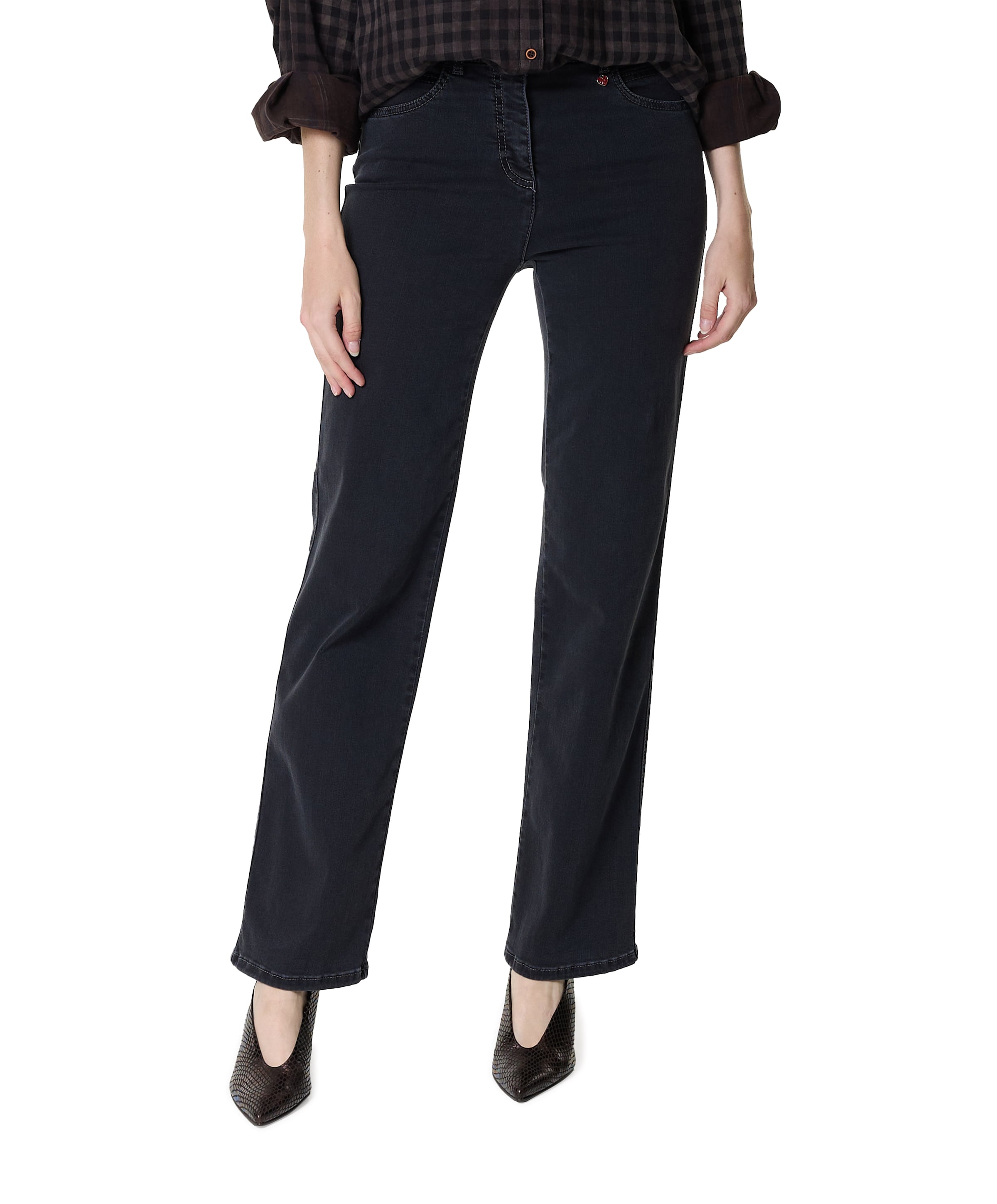 MbF Straight dames jeans grijs