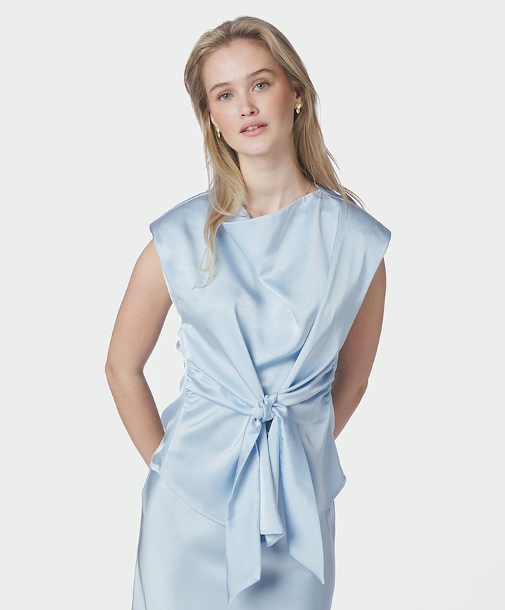 Dames top blauw
