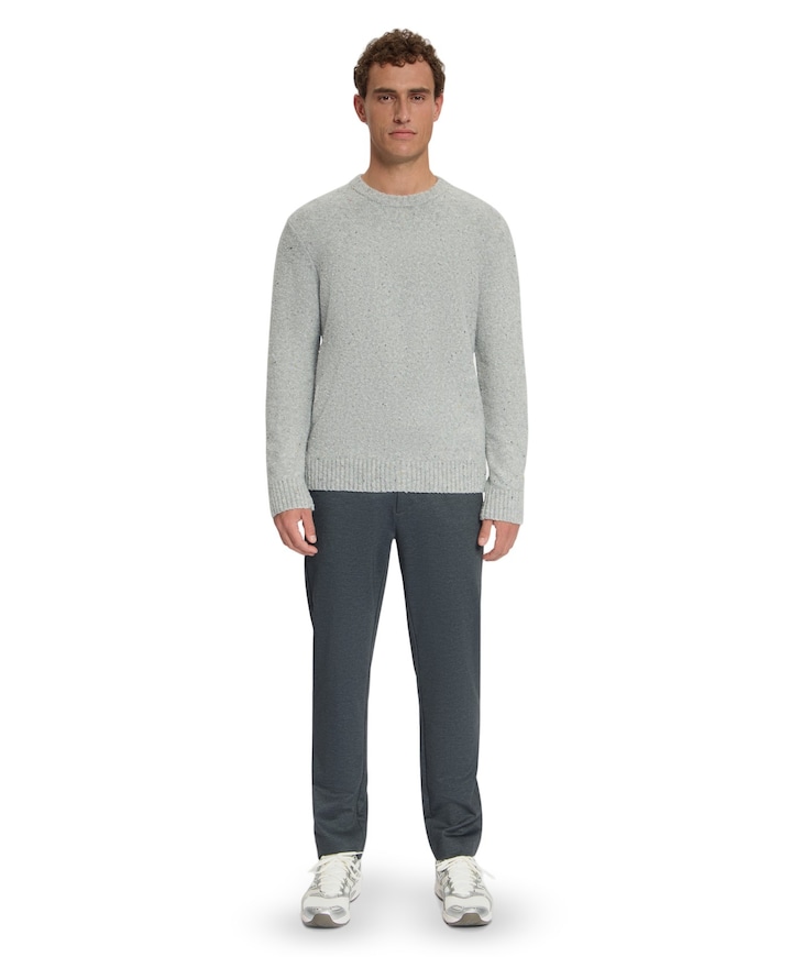 Pants Jersey Melange Regular Fit heren broek zwart