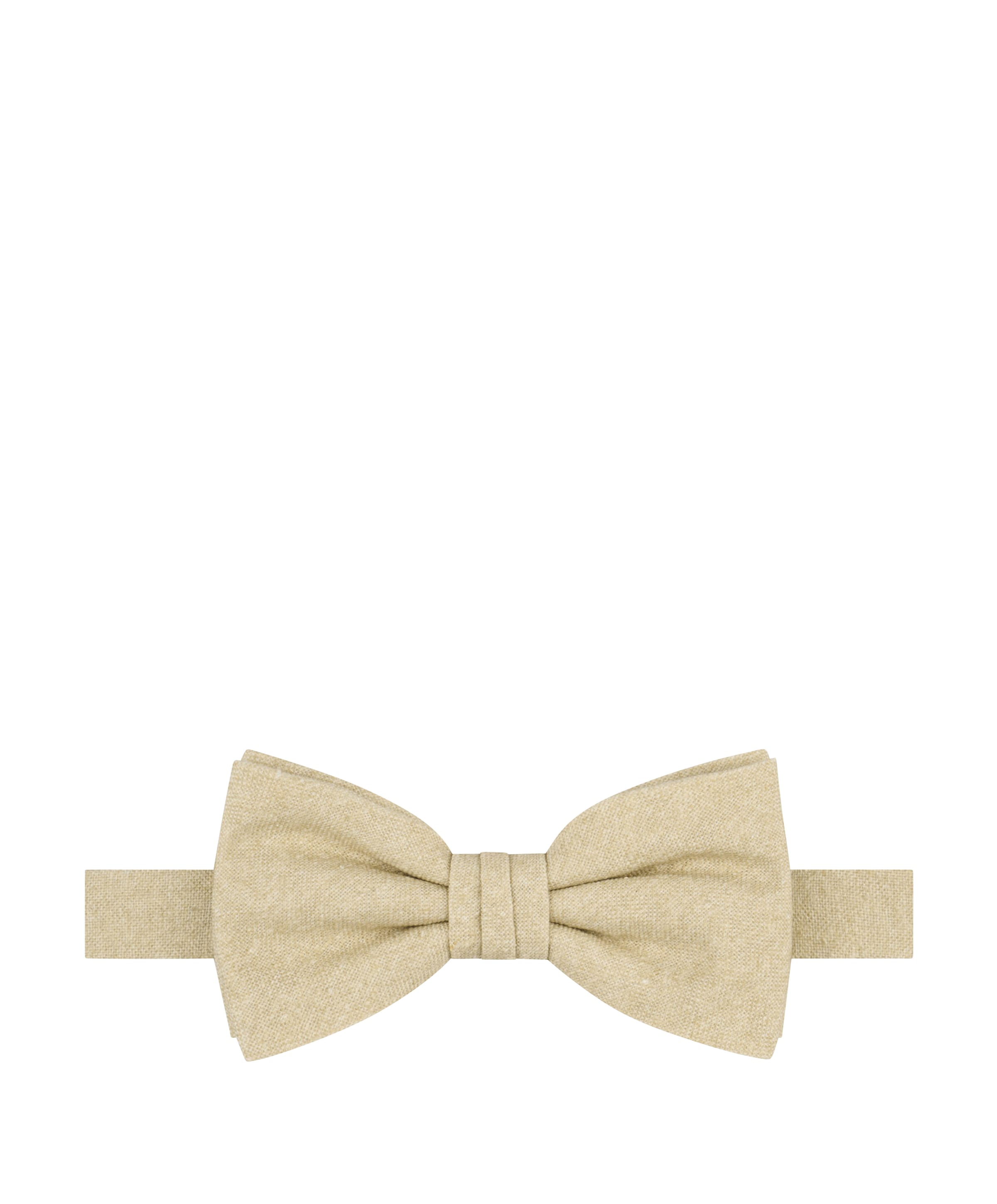 Heren vlinderstrikje beige