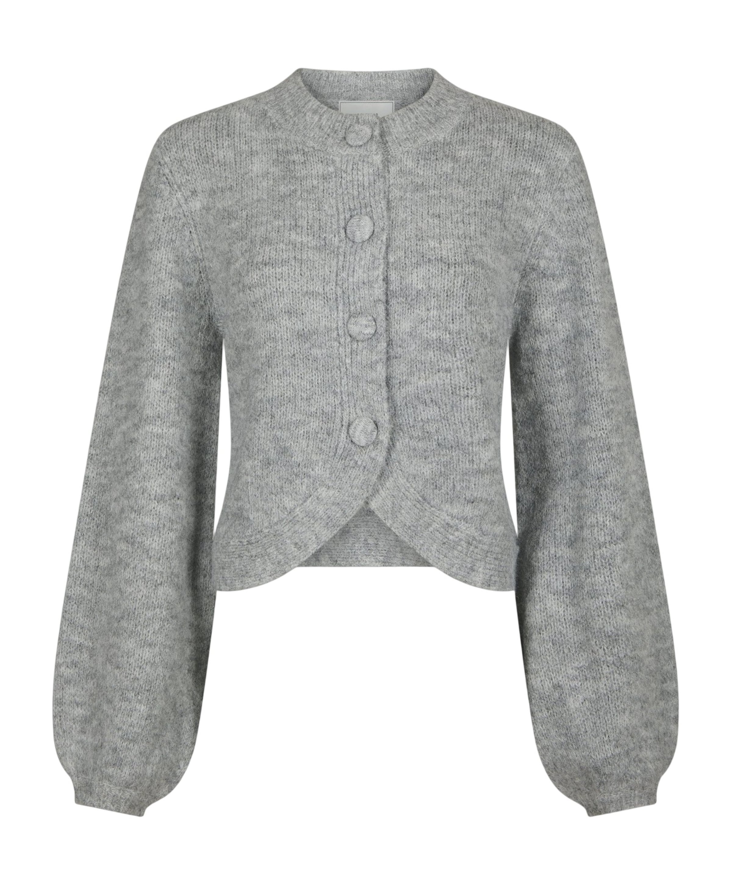 Dames vest grijs