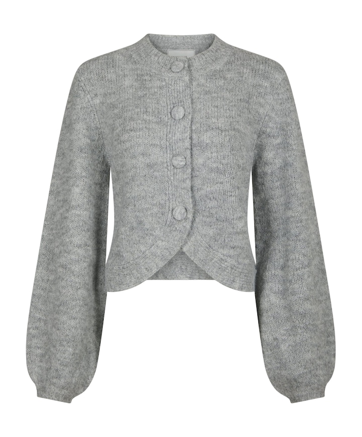 Dames vest grijs
