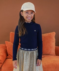 Meisjes longsleeve blauw