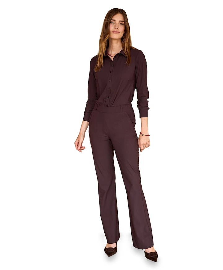 Flair bonded broek bruin