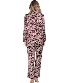 Dames pyjamaset bordeaux