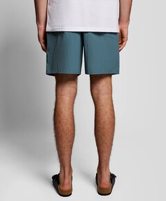 Plain swim short heren zwembroek blauw