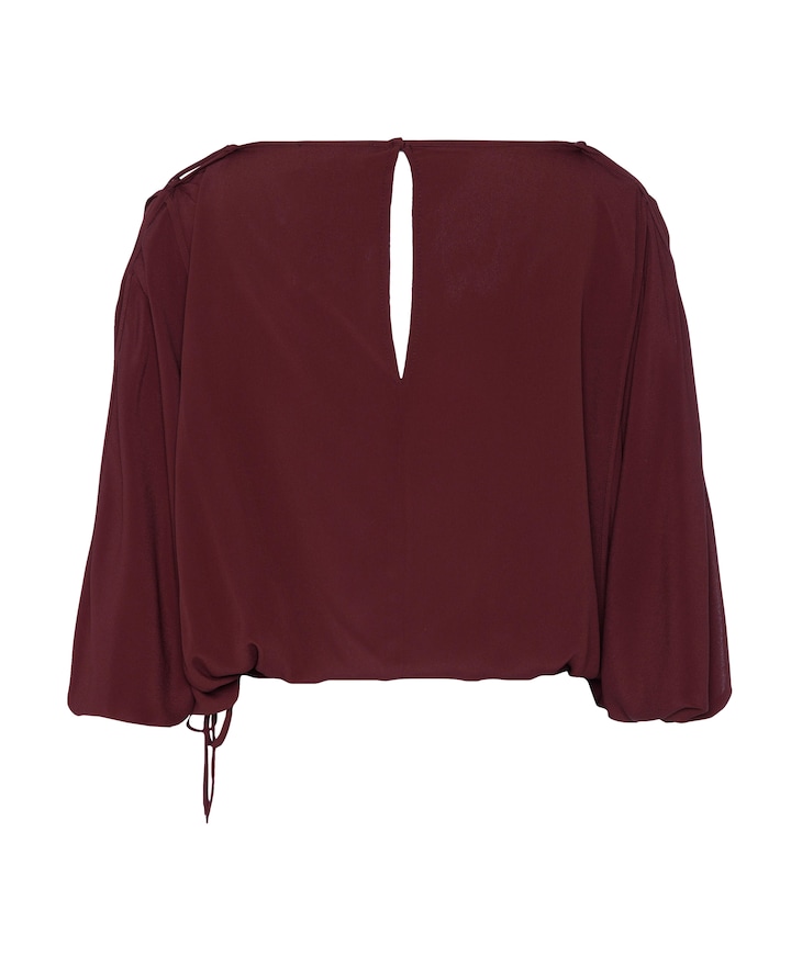 Dames blouse bordeaux