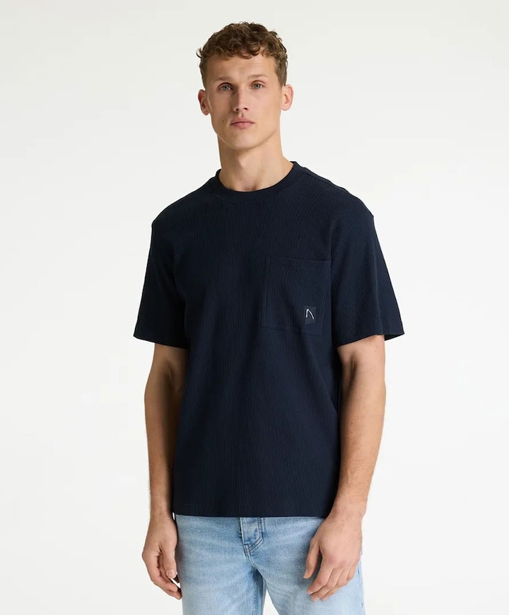 Heren T-shirt blauw