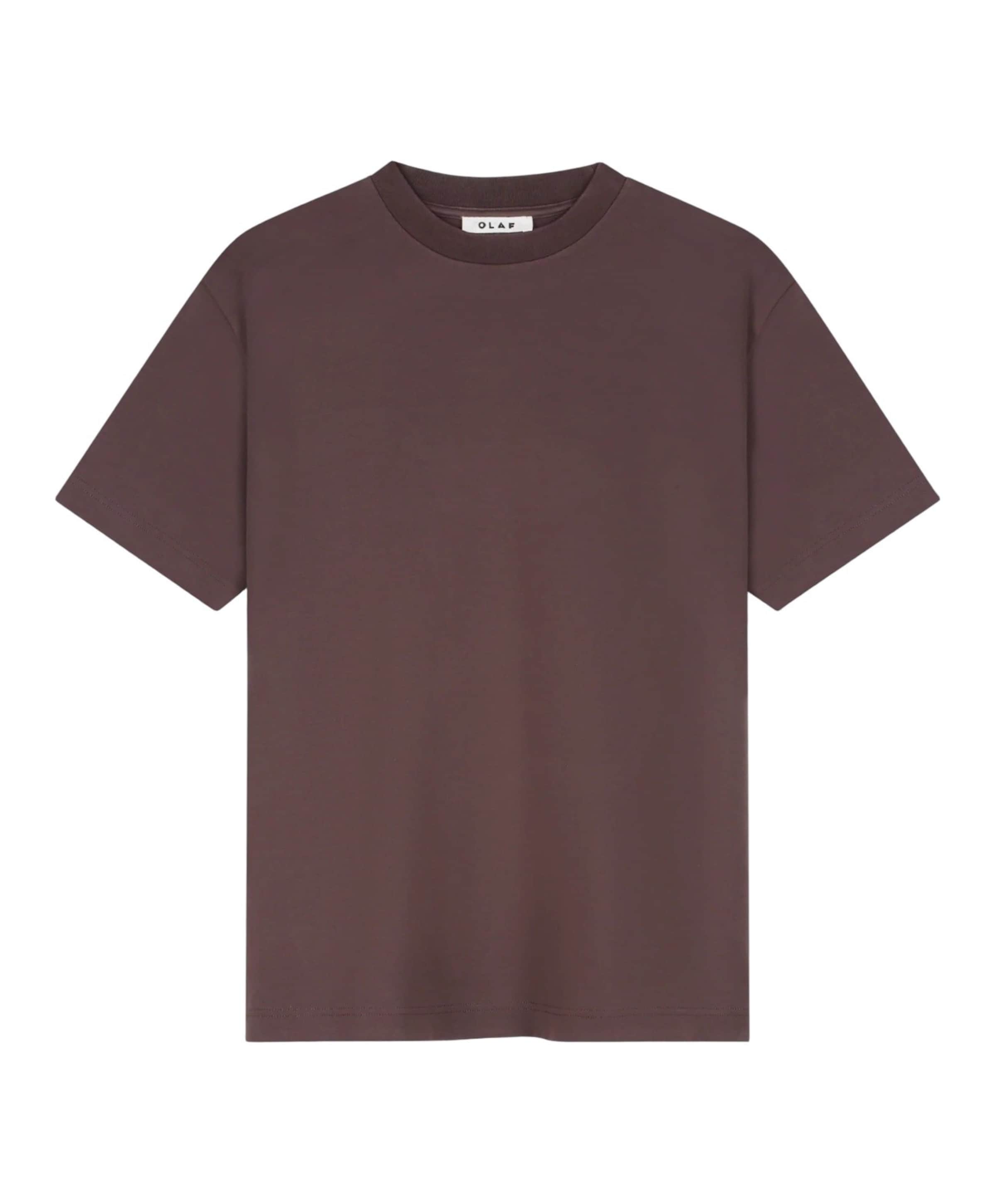 Heren T-shirt bruin