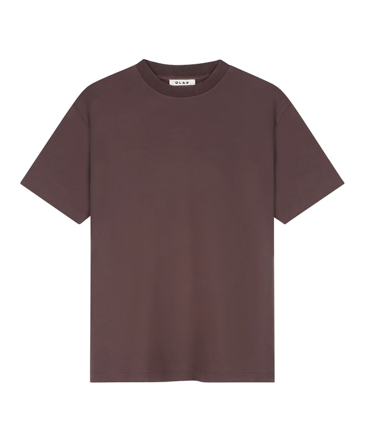 Heren T-shirt bruin
