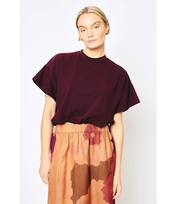 Dames T-shirt bordeaux