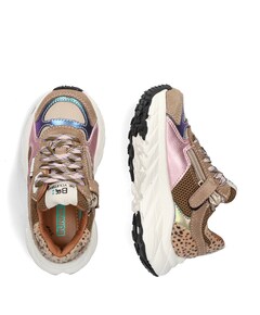 Reza Rush meisjes sneakers beige