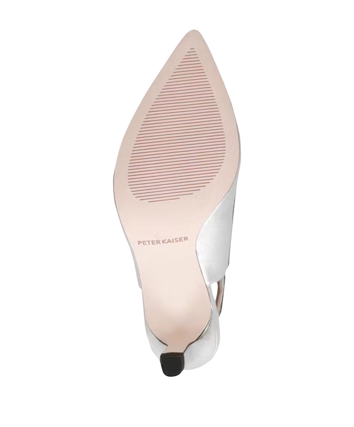 Women Sling dames sandalets zilver