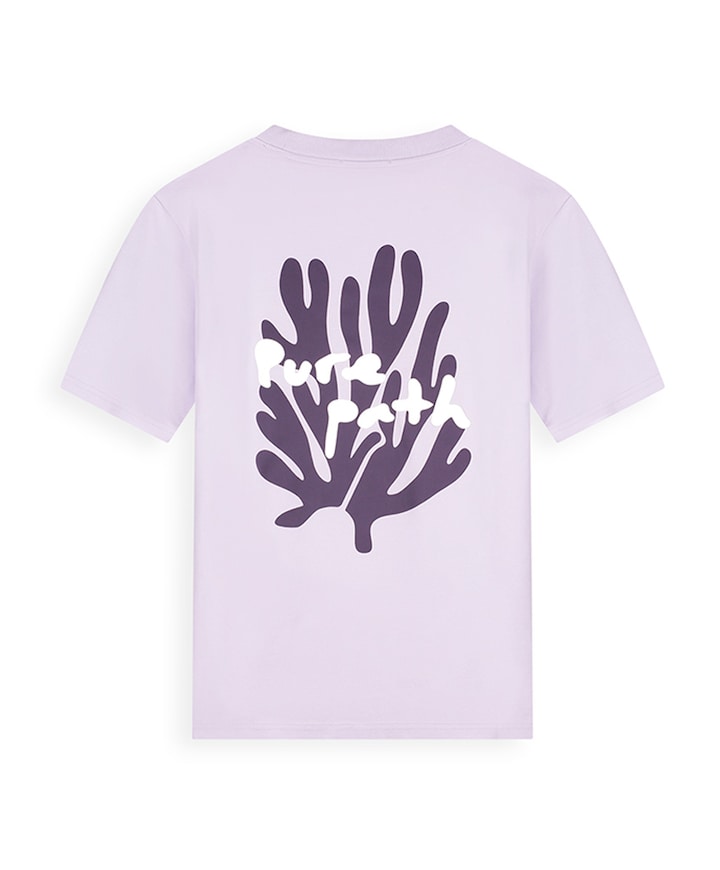 Heren T-shirt paars
