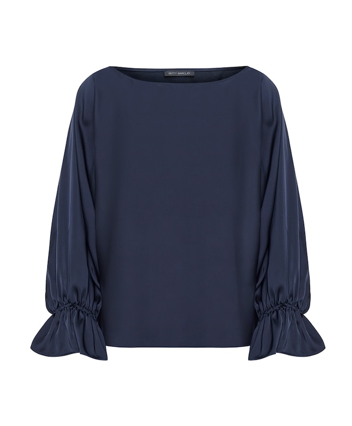 Dames blouse blauw