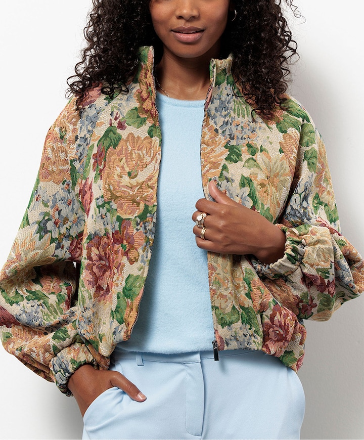 Dames jas multicolor